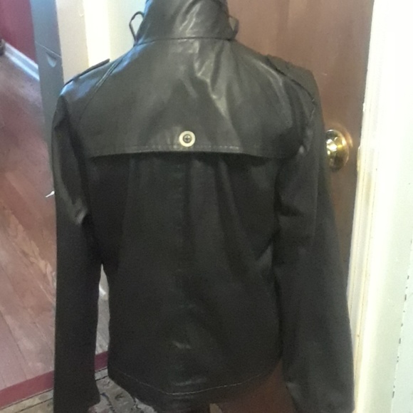 Vegan leather jacket, size XL - Picture 2 of 3